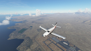 Flying over Sharm El Sheikh Intl (HESH) about to cross the Red Sea
